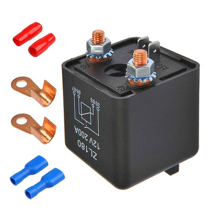 12V 200A Car Start Relay with Accessories -  by buy2fix | Online Shopping UK | buy2fix