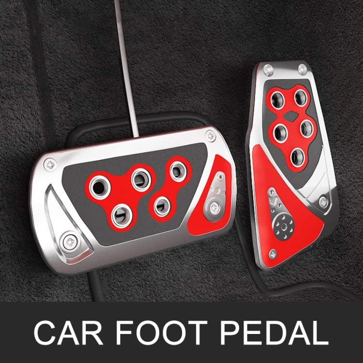 CARFU AC-529A Car New Energy Manual Automatic Transmission Brake Pedal(Red) - Foot Pedal by CARFU | Online Shopping UK | buy2fix