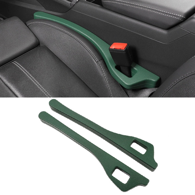 1 Pair Car Seat Gap Bar Car Interior Armrest Box Gap Leak-proof Filler (Green) - Seat Accessories by buy2fix | Online Shopping UK | buy2fix