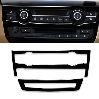 Car Air Conditioner Decorative Sticker Set for BMW E70 X5 2008-2013 / E71 X6 2009-2014, Left and Right Drive Universal(Black) - In Car by buy2fix | Online Shopping UK | buy2fix