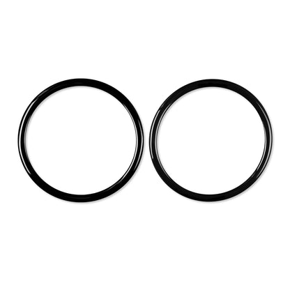 For Ford Mustang 2015-2020 Car Horn Ring Decorative Sticker, Left and Right Drive Universal(Black) - In Car by buy2fix | Online Shopping UK | buy2fix