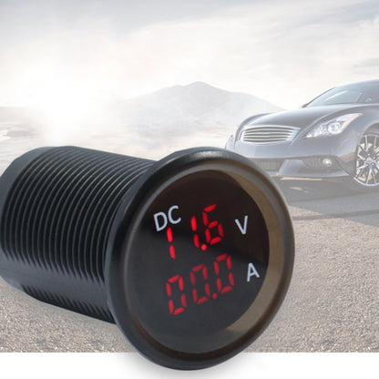 B3613  IP67 Waterproof Car Modification 4.5-30V Voltmeter + Ammeter - In Car by buy2fix | Online Shopping UK | buy2fix
