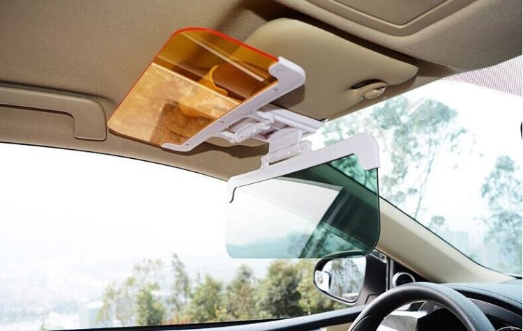 2 in 1 HD Car Anti-Glare Dazzling  Day Night Vision Driving Mirror Sun Visors - Interior Mirrors by buy2fix | Online Shopping UK | buy2fix