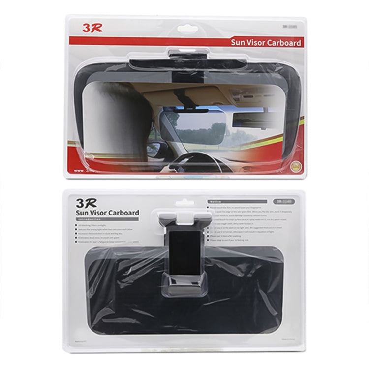 3R-2146 Car Double Side Anti-Glare Dazzling Goggle Driving Mirror Sun Visors - Interior Mirrors by 3R | Online Shopping UK | buy2fix