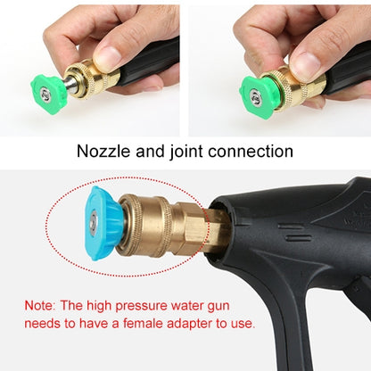 High Pressure Car Wash Gun Jet Nozzle Washer Accessories, Nozzle Angle: 25 Degree - Car Washer & Accessories by buy2fix | Online Shopping UK | buy2fix