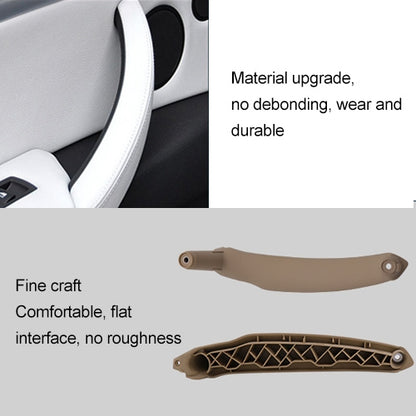 Car Interior Right Handle Inner Door Armrest Panel Pull 51416969402 for BMW X5 / X6, Left Drive(Brown) - In Car by buy2fix | Online Shopping UK | buy2fix