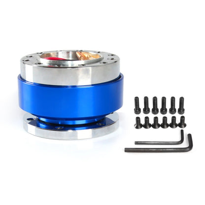 Universal 60mm Car Steering Wheel Quick Release HUB Racing Adapter Snap Off Boss Kit(Blue) - In Car by buy2fix | Online Shopping UK | buy2fix