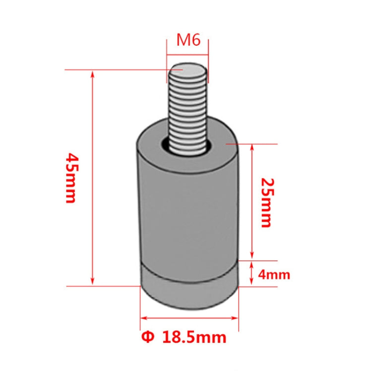 4 PCS Car Modified Isolation Column Engine Cover Blocked Up Screw Engine Turbine Ventilation Gasket Screw Washer (Red) - In Car by buy2fix | Online Shopping UK | buy2fix