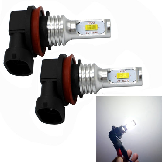 2 PCS H8/H11 72W 1000LM 6000-6500K Super Bright White Light Car Fog LED Bulbs, DC 12-24V - In Car by buy2fix | Online Shopping UK | buy2fix