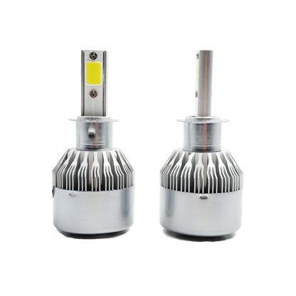 2 PCS C9 H3 18W 1800LM 6000K Waterproof IP68 Car Auto LED Headlight with 2 COB LED Lamps, DC 9-36V(White Light) - LED Headlamps by buy2fix | Online Shopping UK | buy2fix