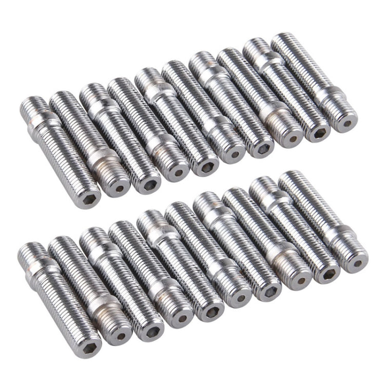 20 PCS 5.8cm Universal Car Modification Extended Wheels Stud Conversion M14x1.5 to M12x1.5 Screw Adapter LN032 LN033 LN044 - In Car by buy2fix | Online Shopping UK | buy2fix