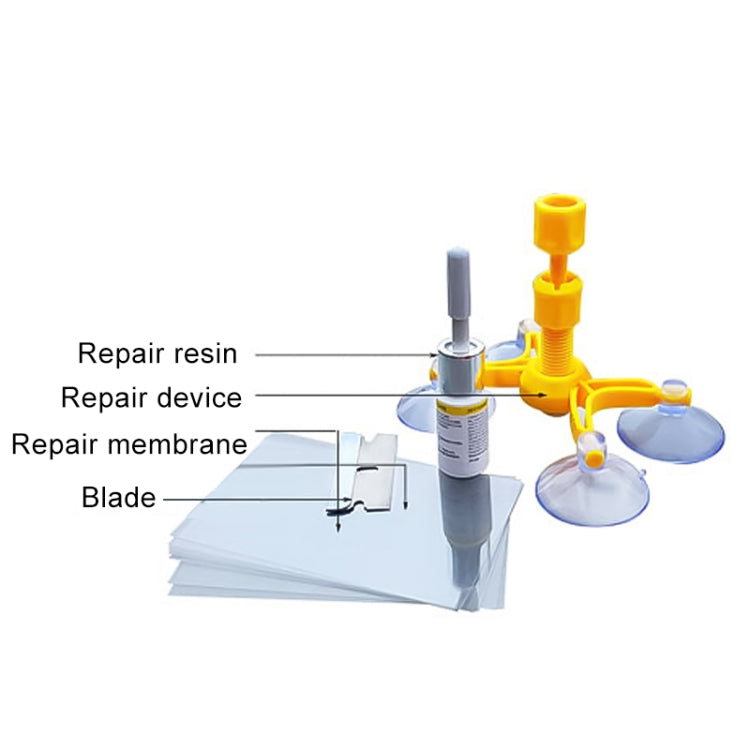 Professional Windscreen Repair Tool Paintless Dent Removal Car Window Windshield Repair Kit Chip Crack Auto Glass - In Car by buy2fix | Online Shopping UK | buy2fix