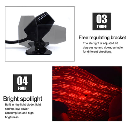 Roof Ceiling Atmosphere Decoration Red Light Star Night Lights Meteor Lamp Projector with Remote Control - Atmosphere lights by buy2fix | Online Shopping UK | buy2fix