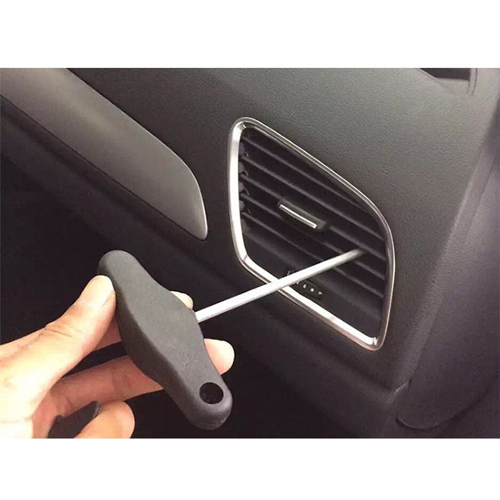 3438 T- Handle Handbrake Pull-out Hook Removing and Installing Tool DashBoard Trims Removal Tool for Volkswagen / Audi - In Car by buy2fix | Online Shopping UK | buy2fix