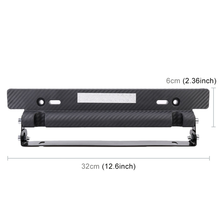 Universal Car License Holder Number Plate Frame Adjustable License Plate Holder - License Plate Covers & Frames by buy2fix | Online Shopping UK | buy2fix