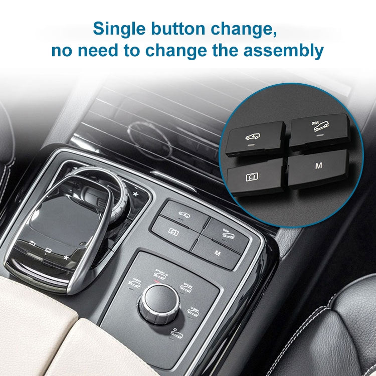 Car Model B1 Downhill Auxiliary Switch Shift Button for Mercedes-Benz GL GLE Class W166, Left Driving - In Car by buy2fix | Online Shopping UK | buy2fix