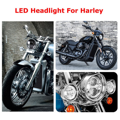 5.75 inch DC12V 6000K-6500K 40W Car LED Headlight for Harley - In Car by buy2fix | Online Shopping UK | buy2fix
