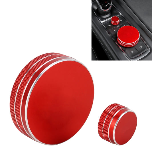 2 PCS Car Metal Central Control Knob Case for Cadillac (Red) -  by buy2fix | Online Shopping UK | buy2fix