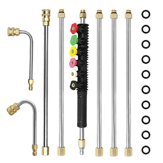 8 in 1 Car Wash High Pressure Spray Nozzle Cleaning Extension Rod - In Car by buy2fix | Online Shopping UK | buy2fix