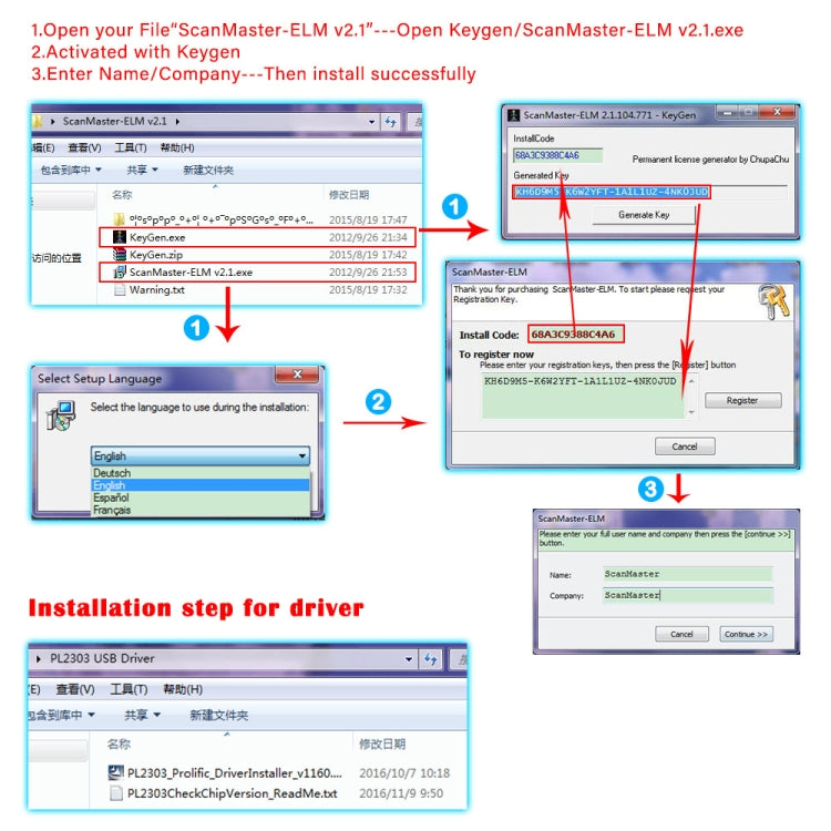 OBD ELM327 V1.5 USB Car Fault Diagnostic Scanner with CH340T Chip - In Car by buy2fix | Online Shopping UK | buy2fix