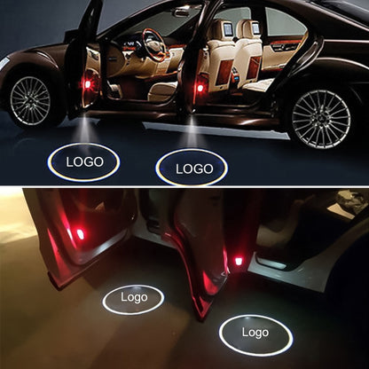 2 PCS Car 3D Door Logo Light Brand Shadow Lights Courtesy Lamp for Mercedes-Benz CLA C118 W118 2019-2020 - In Car by buy2fix | Online Shopping UK | buy2fix