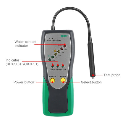 DUOYI DY23 Car Brake Fluid Test Pen - Electronic Test by DUOYI | Online Shopping UK | buy2fix