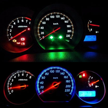 10 in 1 Car T5 0.2W DC12V Instrument Panel LED Decorative Light(Yellow Light) - In Car by buy2fix | Online Shopping UK | buy2fix