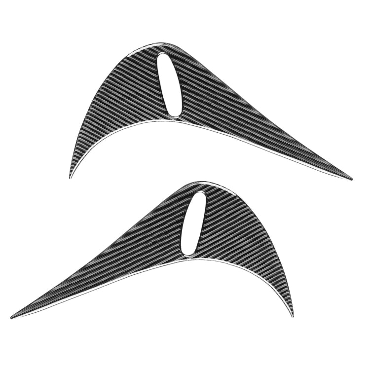 2 PCS / Set Carbon Fiber Car Back Lamp Eyebrow Decorative Sticker for Toyota GT86 / Subaru BRZ 2012-2016, Drop Glue Version - In Car by buy2fix | Online Shopping UK | buy2fix