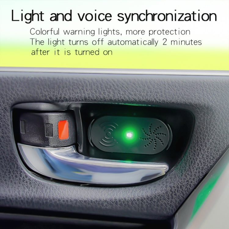 Car Door Opener Alarm Automatic Induction Voice LED Prompt Light - In Car by buy2fix | Online Shopping UK | buy2fix