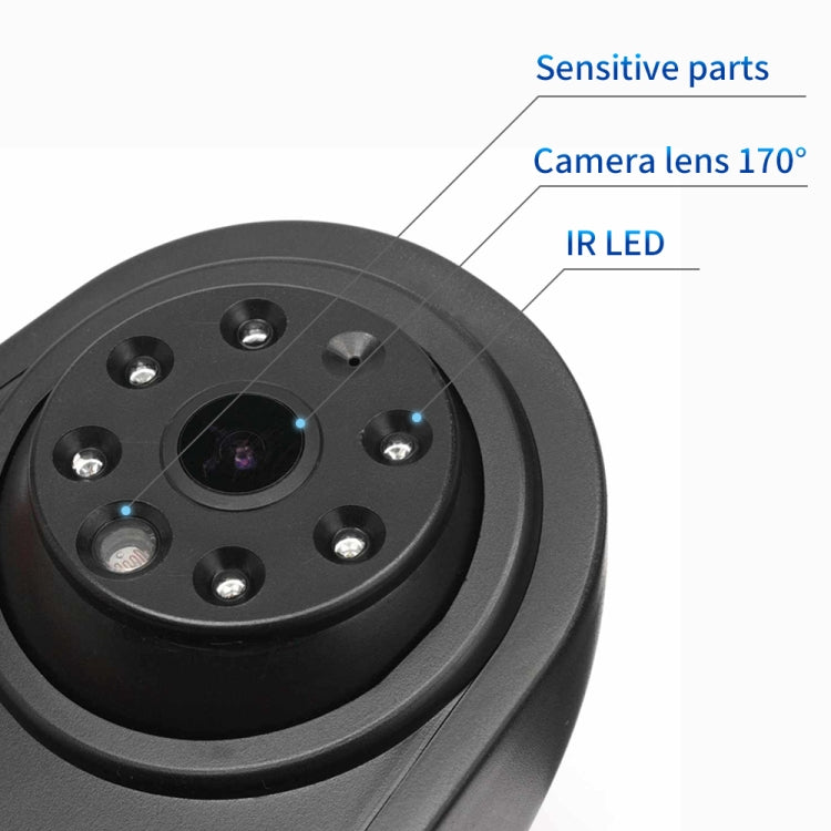 PZ465 Car Waterproof Brake Light View Camera + 7 inch Rearview Monitor for Citroen / Peugeot / Toyota - In Car by buy2fix | Online Shopping UK | buy2fix