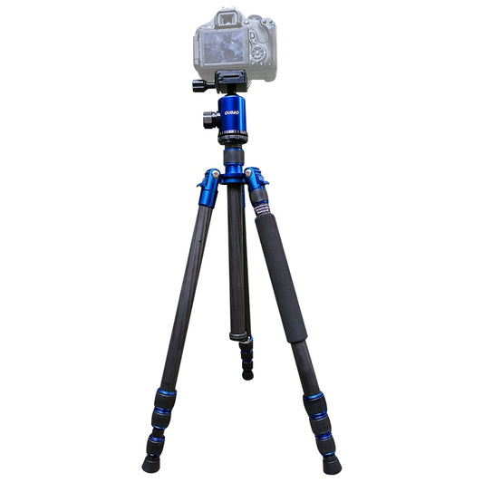 TRIOPO Oubao C-608S Adjustable Portable Carbon Fiber Tripod with Ball Head for SLR Camera - Camera Accessories by TRIOPO | Online Shopping UK | buy2fix