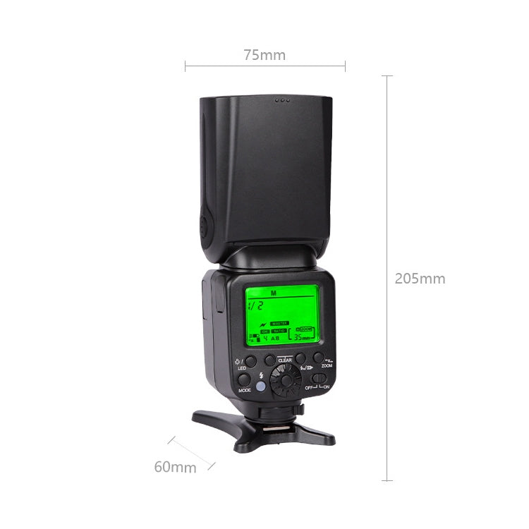 Triopo TR-666 2000mAh 2.4G Wireless Dual TTL Mode Flash Speedlite for Canon / Nikon DSLR Cameras - Shoe Mount Flashes by TRIOPO | Online Shopping UK | buy2fix