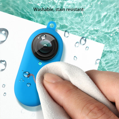 Silicone Protective Case for Insta360 GO 2 Body (Blue) - DJI & GoPro Accessories by buy2fix | Online Shopping UK | buy2fix
