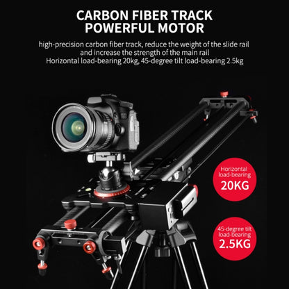 YELANGU L80TC 80cm Electrical Slide Rail Track with 2.4GHz Remote Control for SLR Cameras / Video Cameras (Black) - Camera Accessories by YELANGU | Online Shopping UK | buy2fix