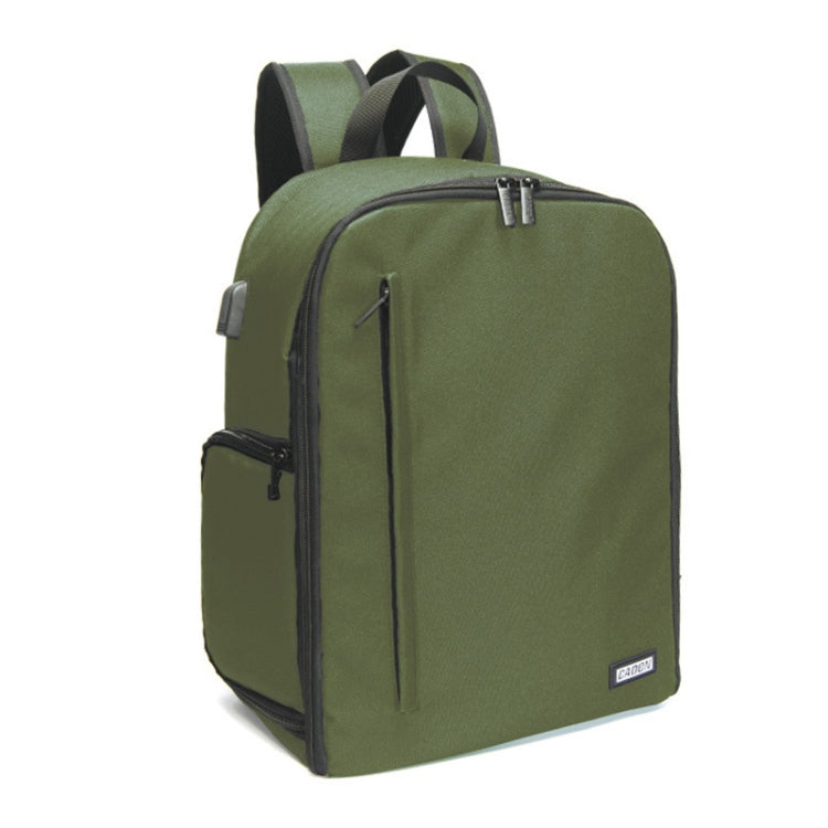 CADeN SLR Camera Shoulder Digital Camera Bag Outdoor Nylon Photography Backpack, Large Size (Army Green) - Backpack by CADeN | Online Shopping UK | buy2fix