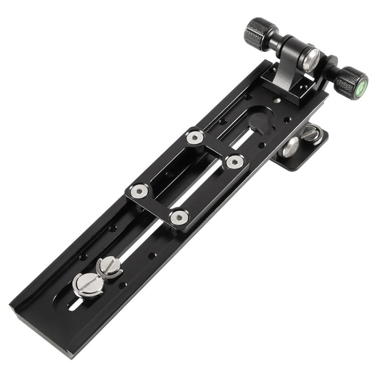 BEXIN VR-220 220mm Length Aluminum Alloy Extended Quick Release Plate for Manfrotto / Sachtler (Black) - Quick Release Plate by BEXIN | Online Shopping UK | buy2fix