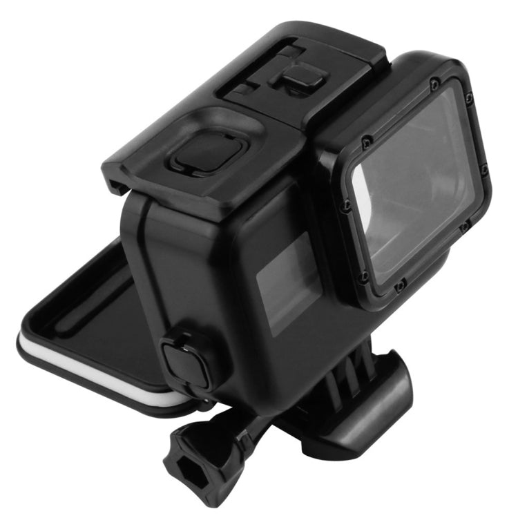 2 in 1 for GoPro HERO5 Touch Screen Back Cover + 45m Waterproof Housing Protective Case(No Need to Disassemble Lens When Installed) with Buckle Basic Mount & Lead Screw(Black) - DJI & GoPro Accessories by buy2fix | Online Shopping UK | buy2fix