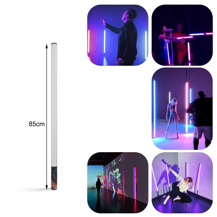 LUXCeO Mood1 85cm RGB Colorful Atmosphere Rhythm LED Stick Handheld Video Photo Fill Light with Tripod -  by LUXCeO | Online Shopping UK | buy2fix