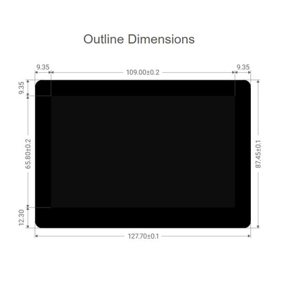 WAVESHARE 5 inch Touch Screen Expansion for Raspberry Pi CM4, PoE Header, Gigabit Ethernet, 4K Output - LCD & LED Display Module by WAVESHARE | Online Shopping UK | buy2fix