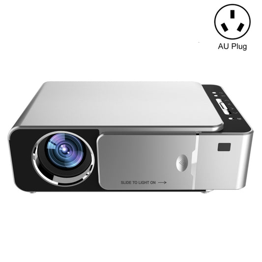 T6 2000ANSI Lumens 1080P LCD Mini Theater Projector, Phone Version, AU Plug(Silver) - Consumer Electronics by buy2fix | Online Shopping UK | buy2fix