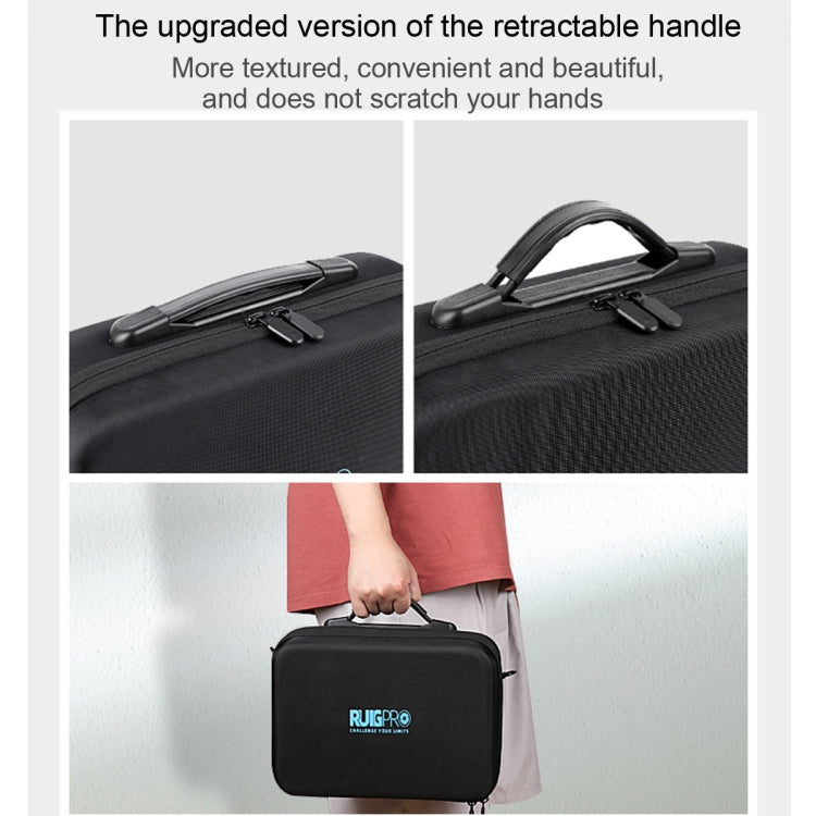 RUIGPRO For DJI Mavic Air 2 Portable EVA Shoulder Storage Bag Protective Case Box (Black) - DJI & GoPro Accessories by RUIGPRO | Online Shopping UK | buy2fix