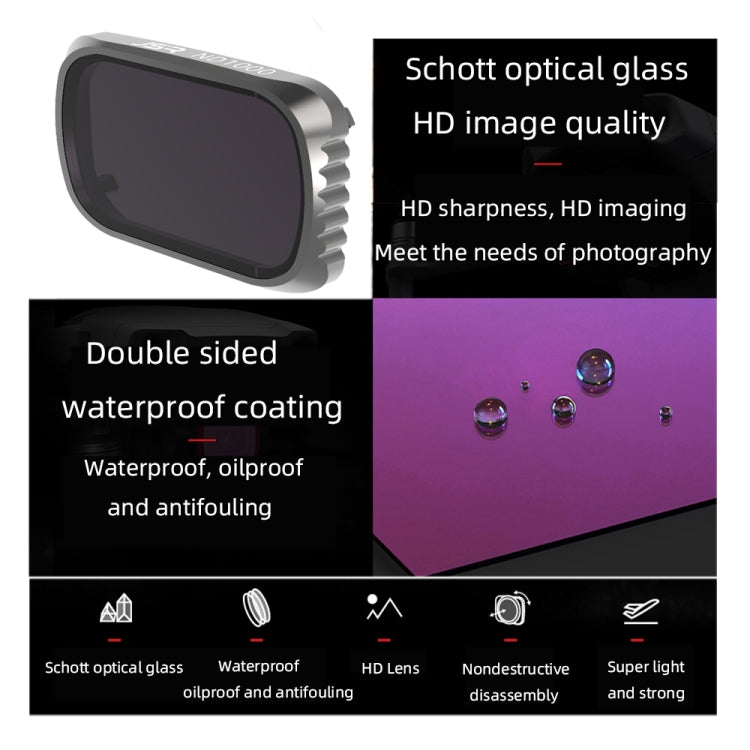 JSR KS ND8 Lens Filter for DJI Air 2S, Aluminum Frame - DJI & GoPro Accessories by JSR | Online Shopping UK | buy2fix