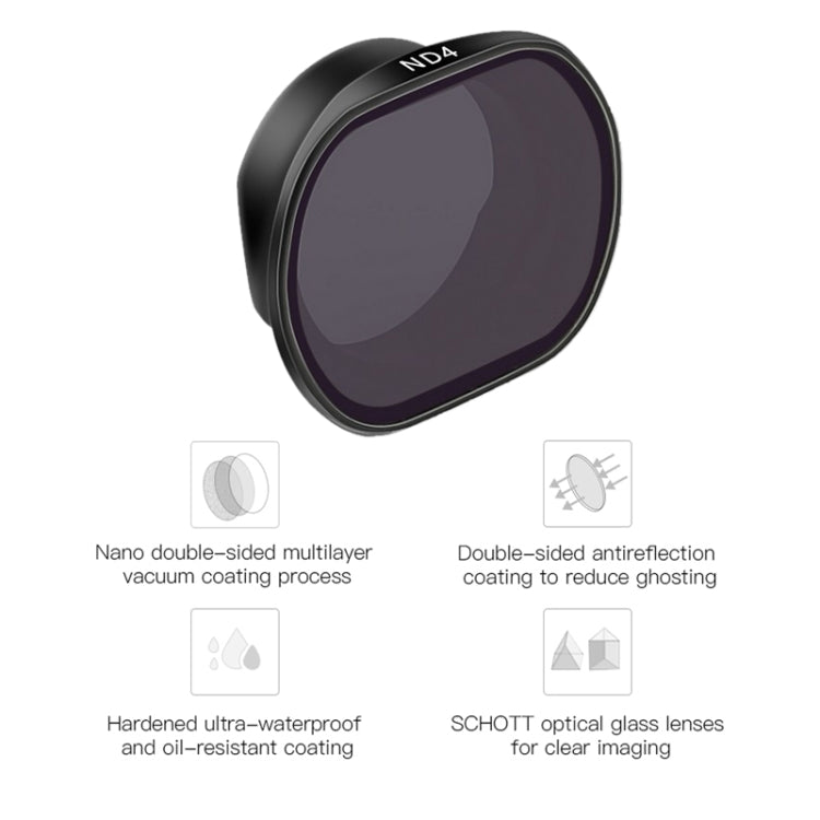 RCSTQ ND4 Drone Lens Filter for DJI FPV - DJI & GoPro Accessories by RCSTQ | Online Shopping UK | buy2fix