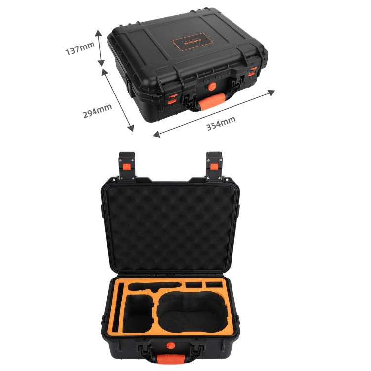 For DJI Avata Sunnylife AQX-6-U Upgraded Waterproof Shockproof Safety Carry Case Storage Bag (Black) - Cases & Bags by Sunnylife | Online Shopping UK | buy2fix