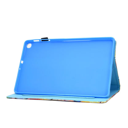 Colored Drawing Pattern Horizontal Flip PU Leather Case with Holder & Card Slots & Sleep / Wake-up Function for Galaxy Tab S5e 10.5 / T720 / T725(Color Quicksand) - Tab S5E 10.5 T720 / T725 by buy2fix | Online Shopping UK | buy2fix