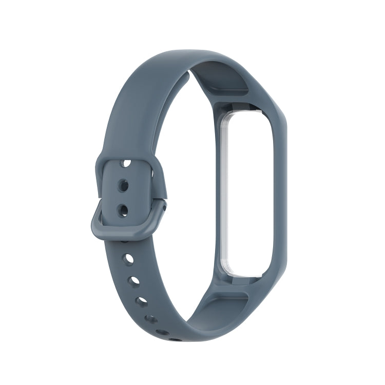 For Samsung Galaxy Fit 2 Silicone Watch Band(Grey) - Smart Wear by buy2fix | Online Shopping UK | buy2fix