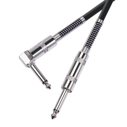 TC048SL 6.35mm Plug Straight to Elbow Electric Guitar Audio Cable, Cable Length:1.8m - Consumer Electronics by buy2fix | Online Shopping UK | buy2fix