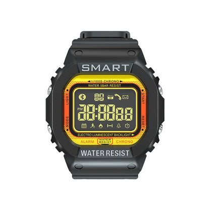 Lokmat MK22 1.21 inch FSTN LCD Screen 50m Waterproof Smart Watch, Support Information Reminder / Remote Camera / Sport Record(Orange) - Smart Wear by Lokmat | Online Shopping UK | buy2fix