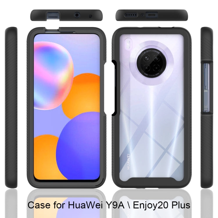 For Huawei Y9a Starry Sky Solid Color Series Shockproof PC + TPU Protective Case(Black) - Mobile Accessories by buy2fix | Online Shopping UK | buy2fix