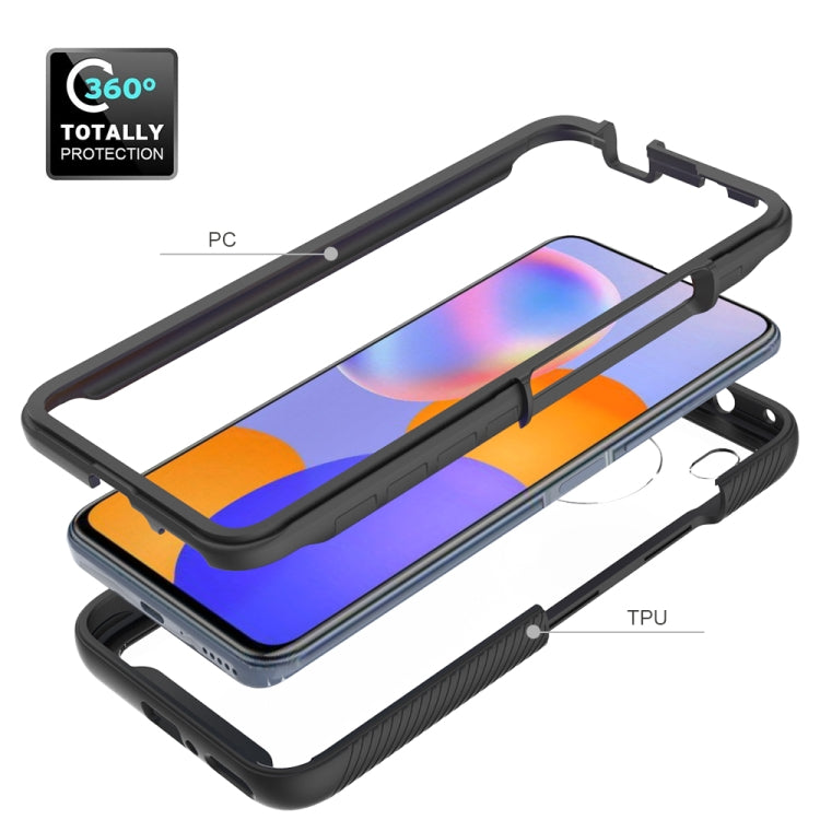 For Huawei Y9a Starry Sky Solid Color Series Shockproof PC + TPU Protective Case(Black) - Mobile Accessories by buy2fix | Online Shopping UK | buy2fix